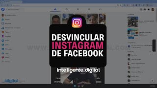 Desvincular instagram de facebook 2024 [upl. by Haidabo514]