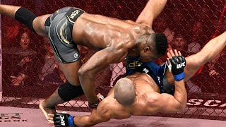 UFC 270 Ngannou vs Gane Best Highlights [upl. by Yrrag]