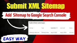 how to add a sitemap to google search console  Submit XML Sitemap to Google Search Console EASY WAY [upl. by Phillipe331]