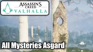 Assassins Creed Valhalla  Asgard all Mystery Locations and Solutions [upl. by Orion]