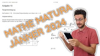 Mathe Matura Wintertermin Jänner 2024  Komplett durchgerechnet [upl. by Gundry]