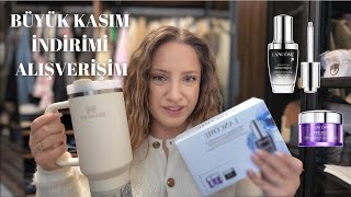 BÜYÜK KASIM İNDİRİMİ ALIŞVERİŞİM  Kerastase Lancome Stanley Bu cilt bakım seti kaçmaz ✨ [upl. by Dippold479]