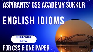 Idioms CSS  CCE  One Paper Preparation [upl. by Cargian]