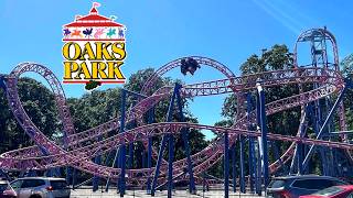 Oaks Park Portland Oregon Amusement Park 2024 Full Park Walk Through with The Legend [upl. by Iccir]