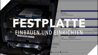 How to HDD einfach EINBAUEN und EINRICHTEN [upl. by Ateval]