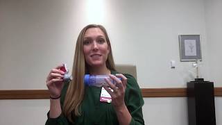 How to Use MDI Inhaler with Spacer Part 2 [upl. by Schluter]