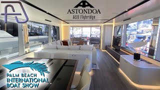 Astondoa AS8 Flybridge is quotSo So Nicequot at PBIBS 2021 [upl. by Wiedmann3]