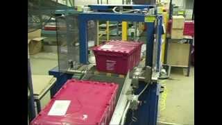 TRP5 Strapping Machine Secures Totes [upl. by Burtis123]