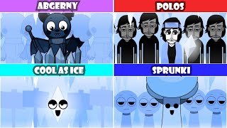 Incredibox COOL AS ICE vs POLOS COOL AS ICE vs ABGERNY COOL AS ICE vs SPRUNKI COOL AS ICE New Mod [upl. by Nawram]