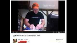 Behr Paint Test by Unqualified Testing Source Scott Burt [upl. by Anirtac]