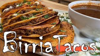 Tacos de Birria de cerdo receta facil how to make Birria Tacos easy recipe [upl. by Sigismundo]