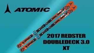 2017 Atomic Redster Doubledeck 30 XT Ski Test with Wolfgang Mayrhofer and Ron Kipp [upl. by Lorolla]