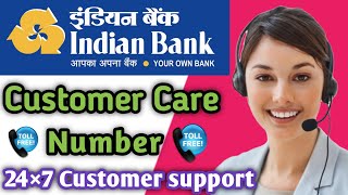 Indian Bank customer care number  Indian Bank customer care toll free number  Indian Bank helpline [upl. by Zel428]