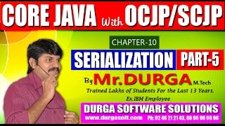 Core Java With OCJPSCJPSerializationPart 5 [upl. by Nivaj]