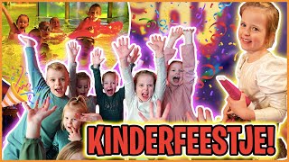 KiNDERFEESTJE VAN LUCiLLA 🎊  kermis  zwembad 8 jaar  Bellinga Vlog 2721 [upl. by Illil418]