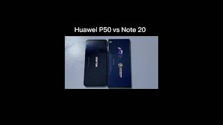 Galaxy NOTE 20 vs Huawei P50 PUBG TEST [upl. by Venola987]