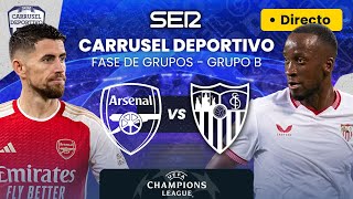 🏆⚽️ ARSENAL FC vs SEVILLA FC  Fase de Grupos UEFA Champions League EN DIRECTO [upl. by Nirik]