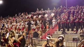 Prattville High School Marching Band quotHooray for Prattvillequot Opelika 2023 [upl. by Nimsaj]