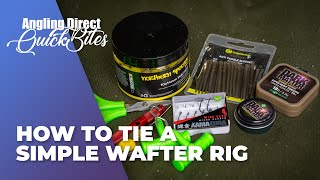 How To Tie A Simple Wafter Rig – Carp Fishing Quickbite [upl. by Ebby]