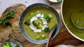 Vegan BROCCOLI SOUP The Best Way To Get Your Veggies [upl. by Mill]