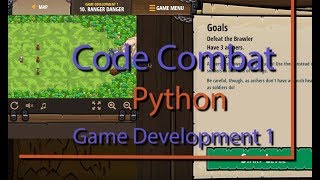 CodeCombat Ranger Danger Level 10 Python Game Development Tutorial [upl. by Ynnal]