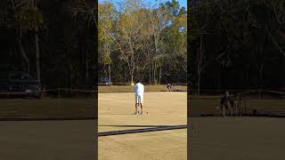 Sherif Abdelwahab Powers Through Hoop 1  Golf Croquet World Championships 2024 croquet [upl. by Neehsas]