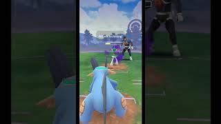 pokemon go team go rocket battle  mega swampert vs gallade pokemon anime pokemongo pokémonamv [upl. by Isnan]