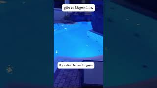 Ein Innenpool  une piscine intérieure apprendrelallemand [upl. by Yecam865]