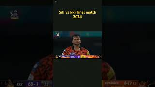 Srh vs kkr final match 2024kkrvssrh kkr cricketshorts bcci sarukhkhan kkrteam [upl. by Brynn]