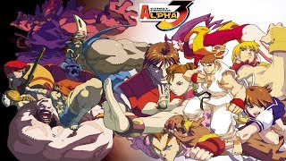 Street Fighter Alpha 3 Max HD  Todos los Finales y Ataques Especiales [upl. by Lainey]