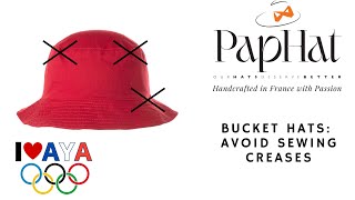 Bucket Hats How to Avoid Sewing Creases [upl. by Lipsey]