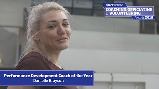 COV Awards 2019  Danielle Brayson  Performance Development Coach of the Year [upl. by Gabriele963]