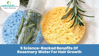 5 ScienceBacked Benefits Of Rosemary Water For Hair Growth netmeds [upl. by Shane217]