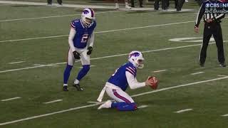 Buffalo Bills Tyler Bass MISSED THE GAME TYING FIELD GOAL CHIEFS WIN [upl. by Koffman]