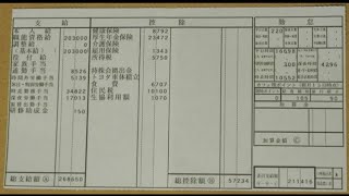 給与明細 日立金属の係長のデタラメな予測給料 [upl. by Rowland836]