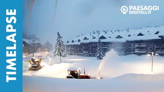 Val di Luce PT Sommersa dalla Neve  2 Gennaio 2021  TimeLapse [upl. by Xuagram]