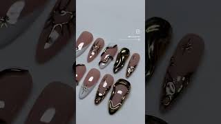 Idee e colori Unghie autunnali 2024 🍂🍂💅 tendenze idee e colori Unghie autunno 🍂💅 autumnnails [upl. by Nivlam]