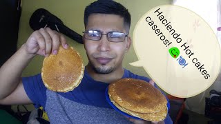 cómo hacer Hot Cakes caseros receta fácil [upl. by Drofwarc]