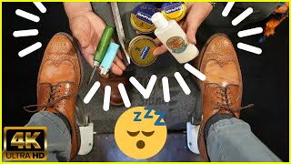 Experience THE BEST Shoe Shine  Angelo Shoe Shine ASMR [upl. by Grodin]