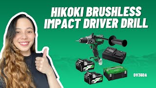 Hikoki MultiVolt Brushless Impact Driver Drill Model DV36DA [upl. by Carl43]