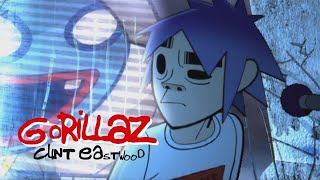 Gorillaz  Clint Eastwood  Lyrics [upl. by Ddahc967]