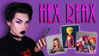 Doll Artist Reacts to OOAK Custom Dolls Part 4 😍  HEX REAX ❤️ [upl. by Ailime]