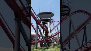 Will the Train Fit  XFlight at Six Flags Great America [upl. by Aleafar]