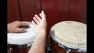 Ritmo de salsa en congas  Una forma dinámica y fácil para aprenderlo music percussion [upl. by Ambrosius604]