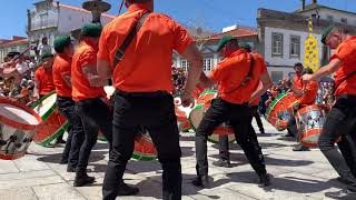 Portugal Viana do Castelo Festa Senhora da Agonia 2019 Gigantones e Cabeçudos Bombos  Best Drums [upl. by Weiler]