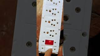 😁🥰Tension board wiring ghar mein lagane wale Charkhi board wiring funny video electrician [upl. by Etyam346]