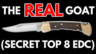 The REAL Top 8 BEST EDC Folding Knives  GREATEST OF ALL TIME 2024 [upl. by Anson]