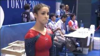 Alexandra quotAlyquot Raisman USA 2011 Worlds EF BB [upl. by Tawnya]