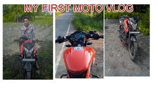 MY FIRST MOTO VLOG 2024😘  How To start motovlogging channel in 2024 ns 125 pulser modified rider [upl. by Mauceri]