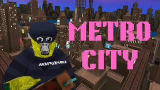 Checking out the NEW Metro City map in Gorilla Tag [upl. by Sirap402]